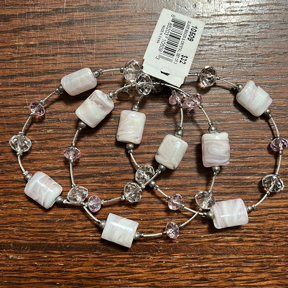 Set of 3 Cookie Lee Bracelets.
